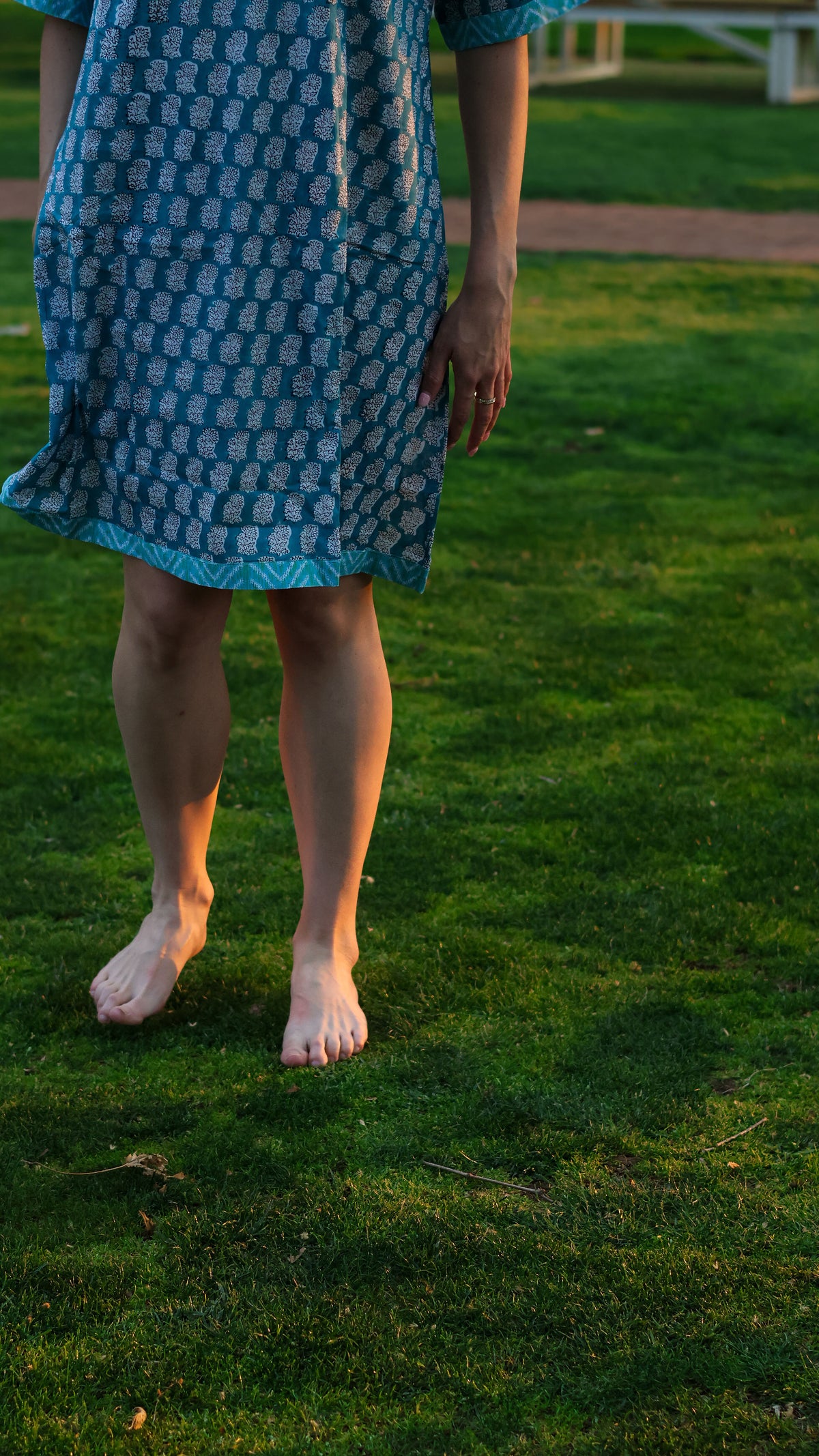 Shift Dress: Blue Bushel