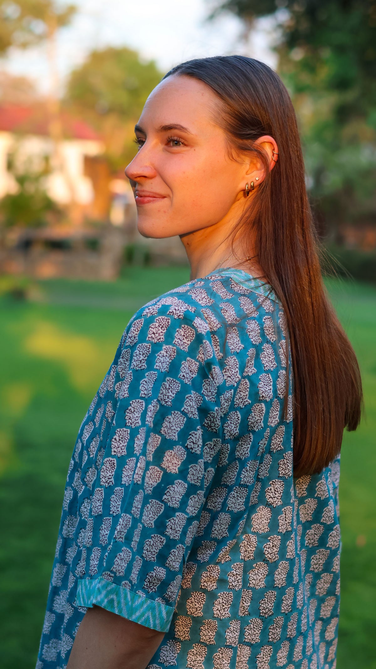 Shift Dress: Blue Bushel