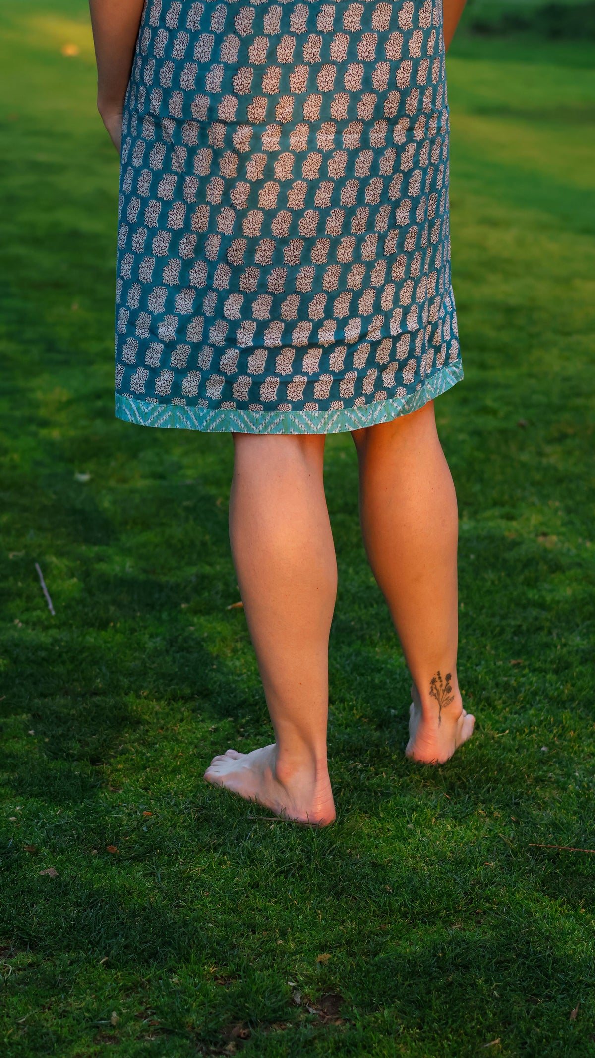 Shift Dress: Blue Bushel