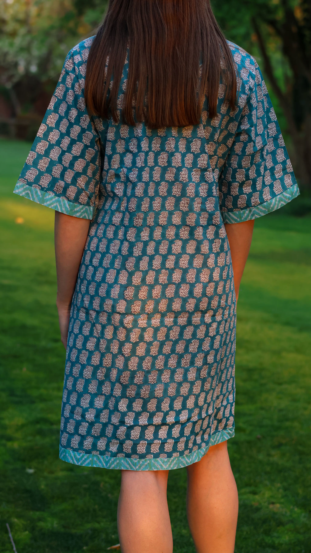 Shift Dress: Blue Bushel