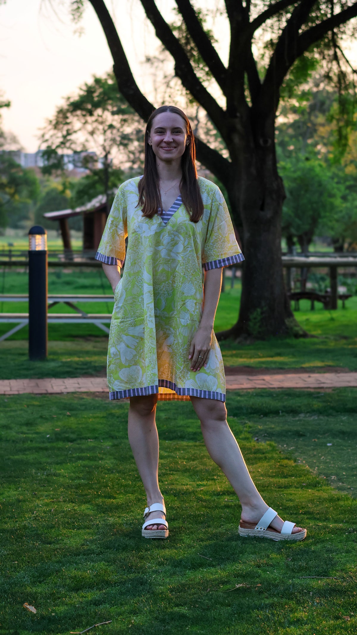 Shift Dress: Bright Yellow