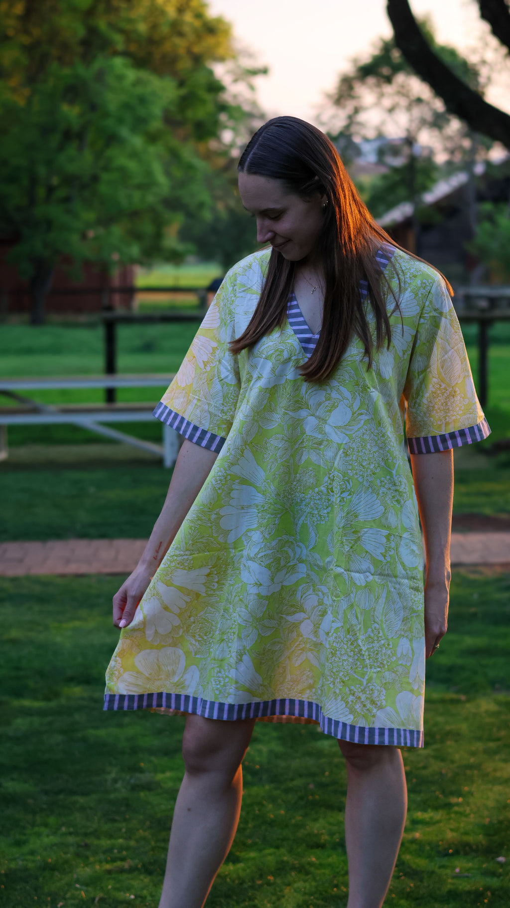 Shift Dress: Bright Yellow