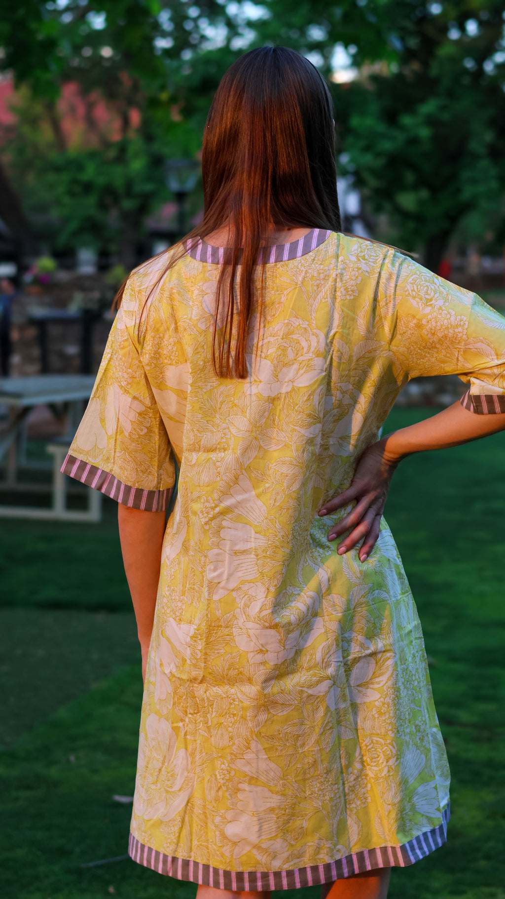 Shift Dress: Bright Yellow