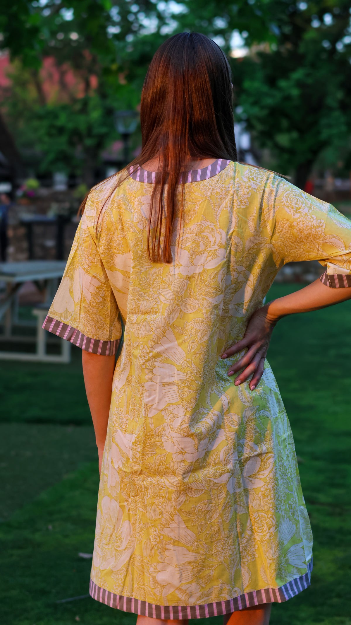 Shift Dress: Bright Yellow