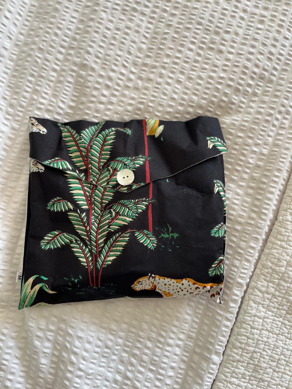 Black Jungle Pyjama Set (Long)