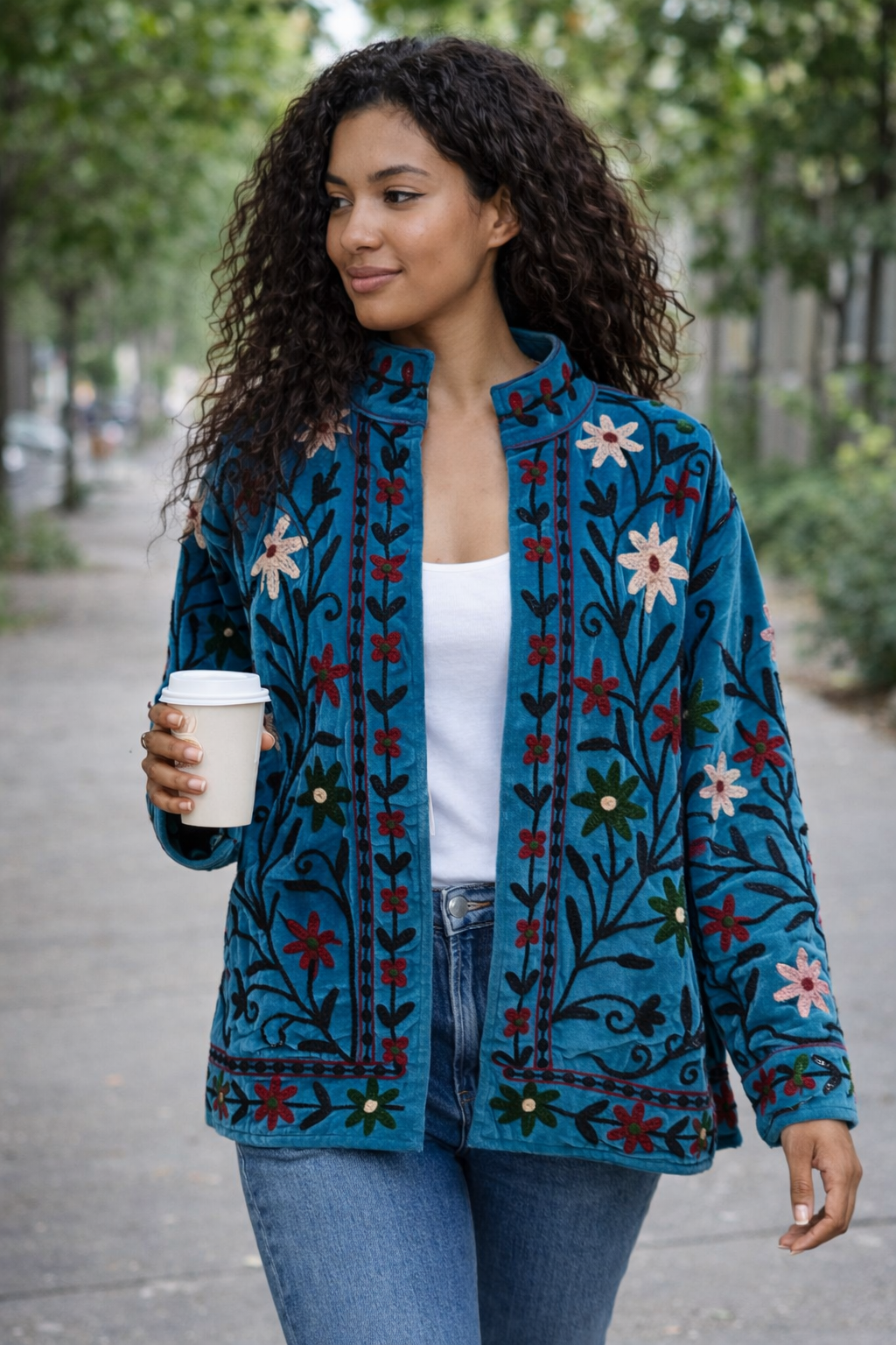Jackets - Suzani Daisy