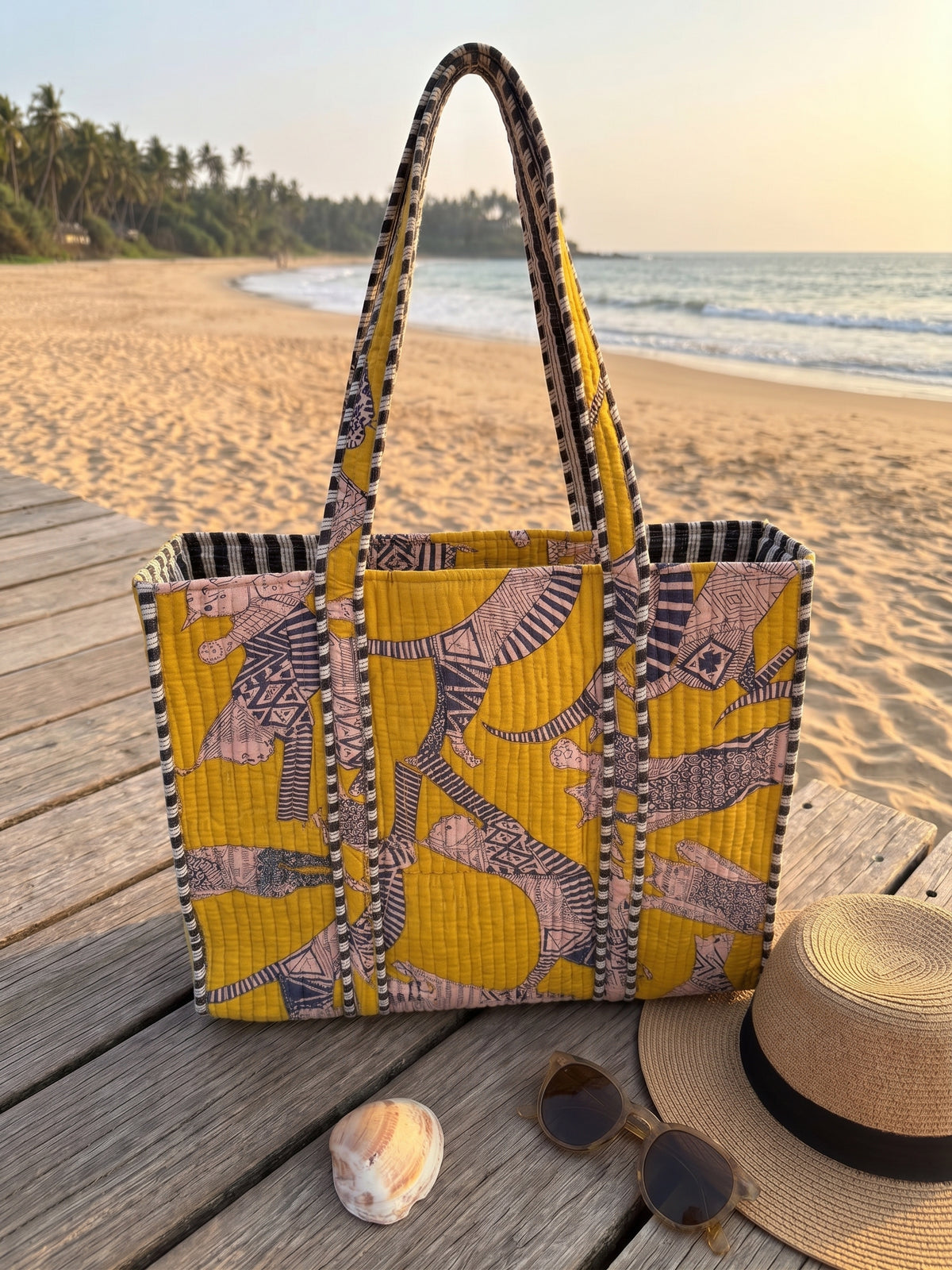 Tote Bag - Yellow Cat