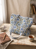 Tote bag - Blue sunflower
