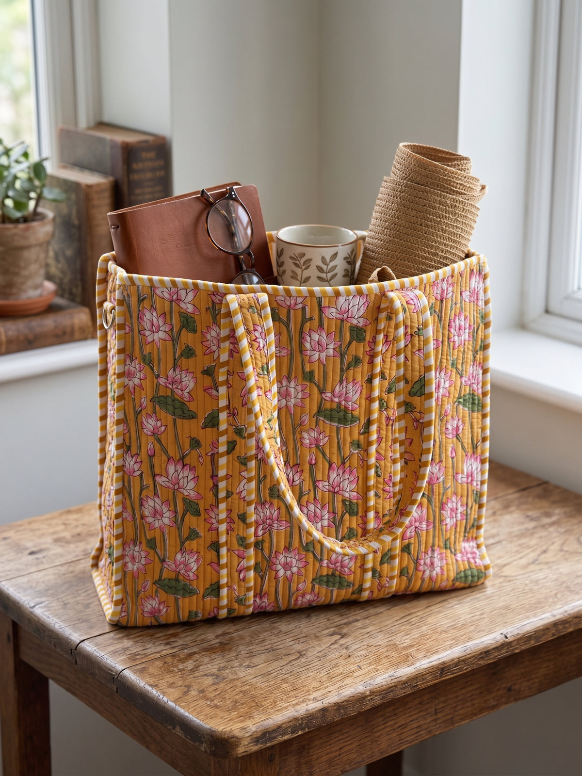 Tote Bag - Pink flower