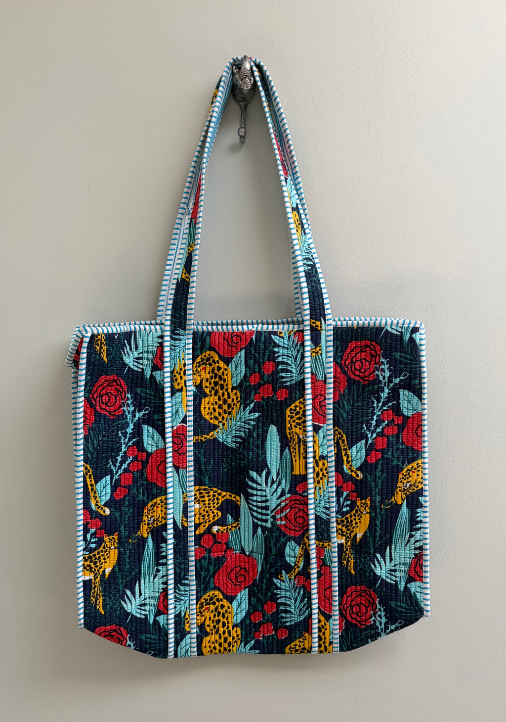 Tote Bag - Leopard Rose