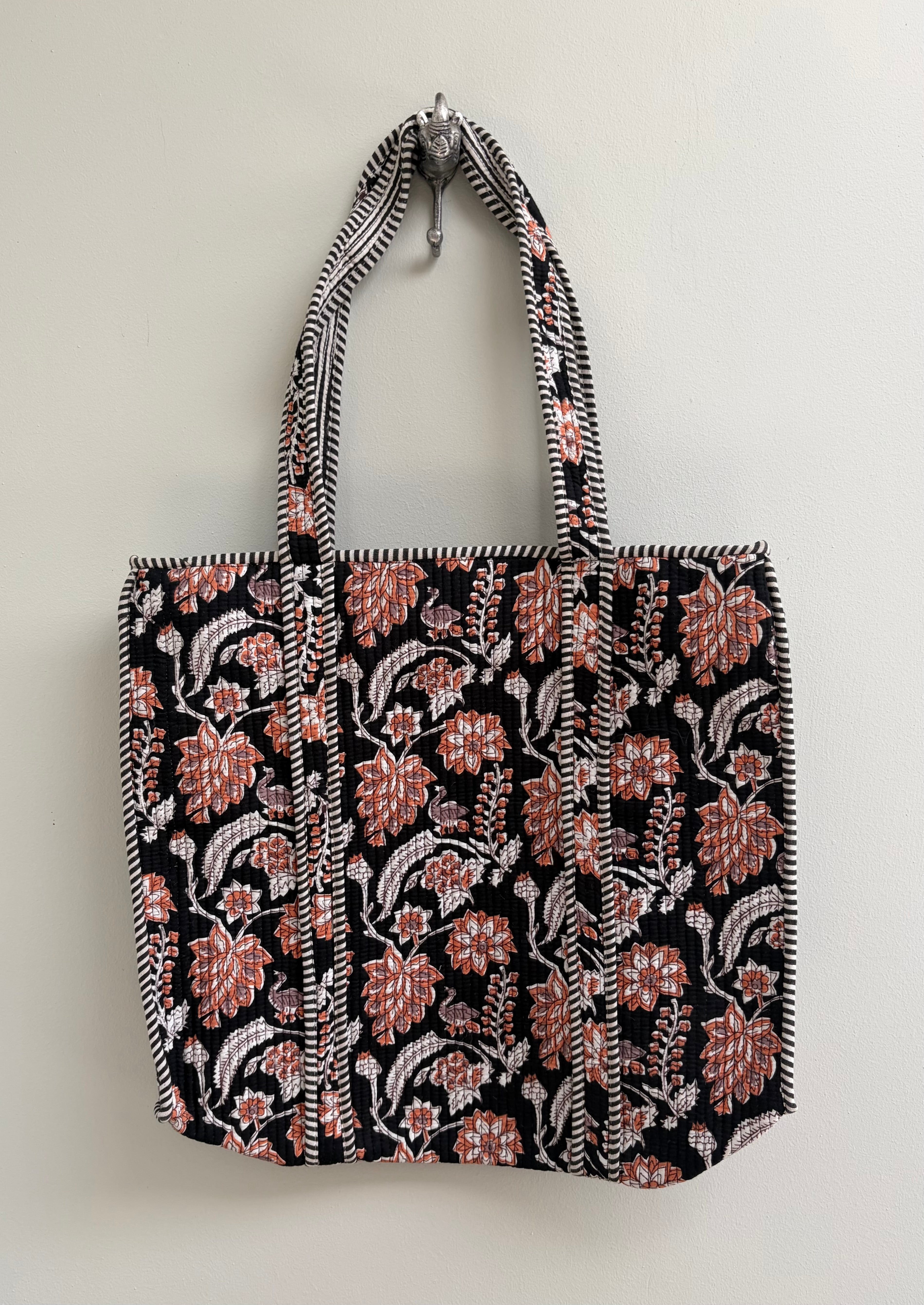 Tote Bag - Orange & Purple