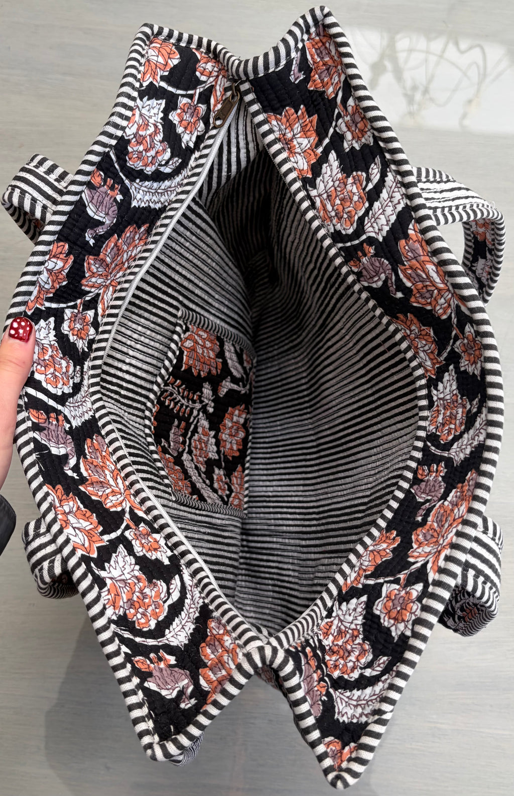 Tote Bag - Orange & Purple