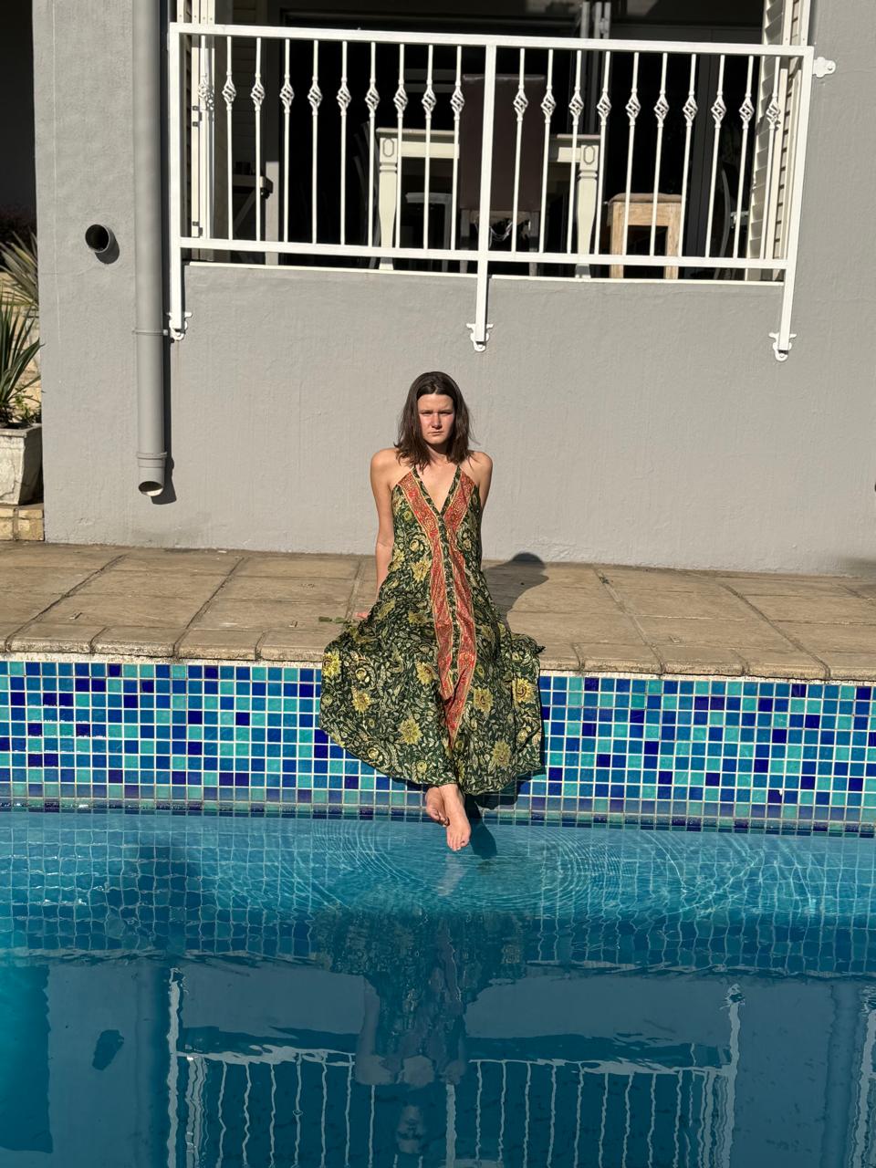 Beach dress - Pine Green