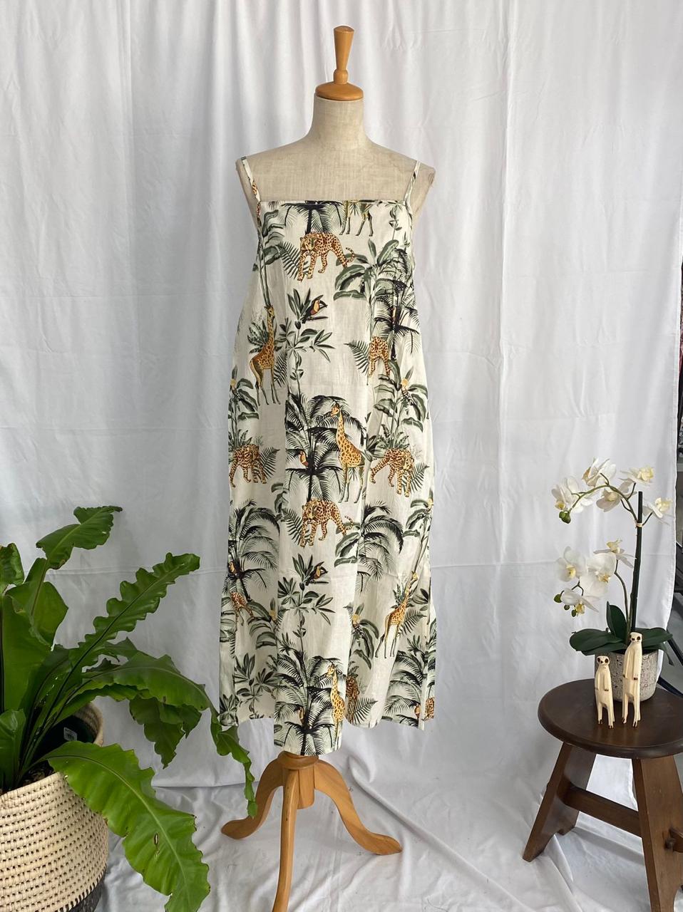 Night dress - Palm Jungle