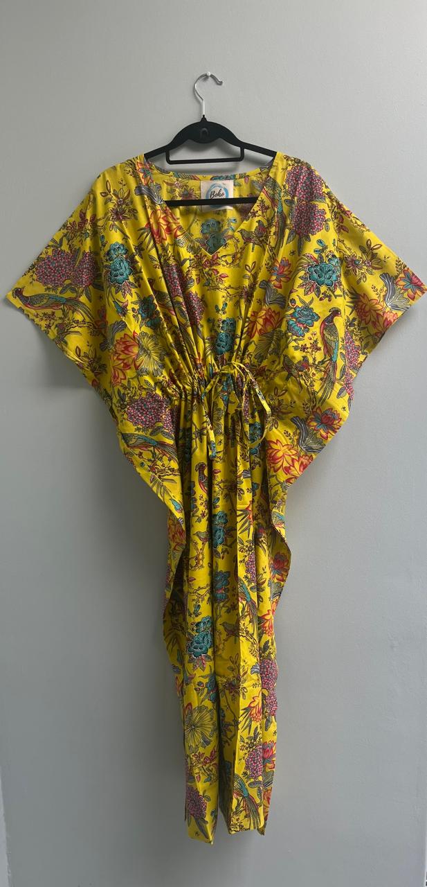 Kaftan - Yellow Garden