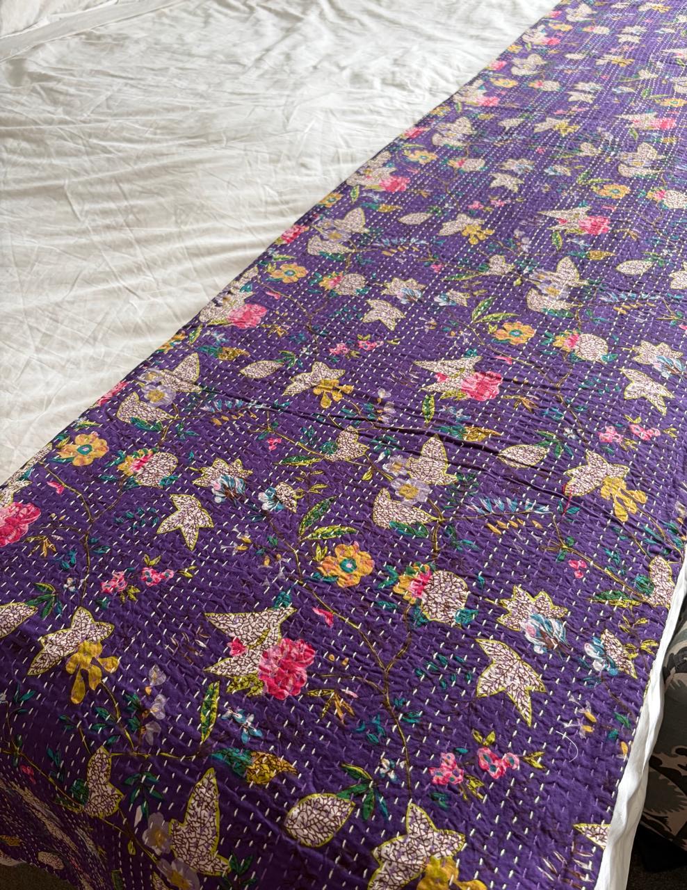 Kantha - Purple