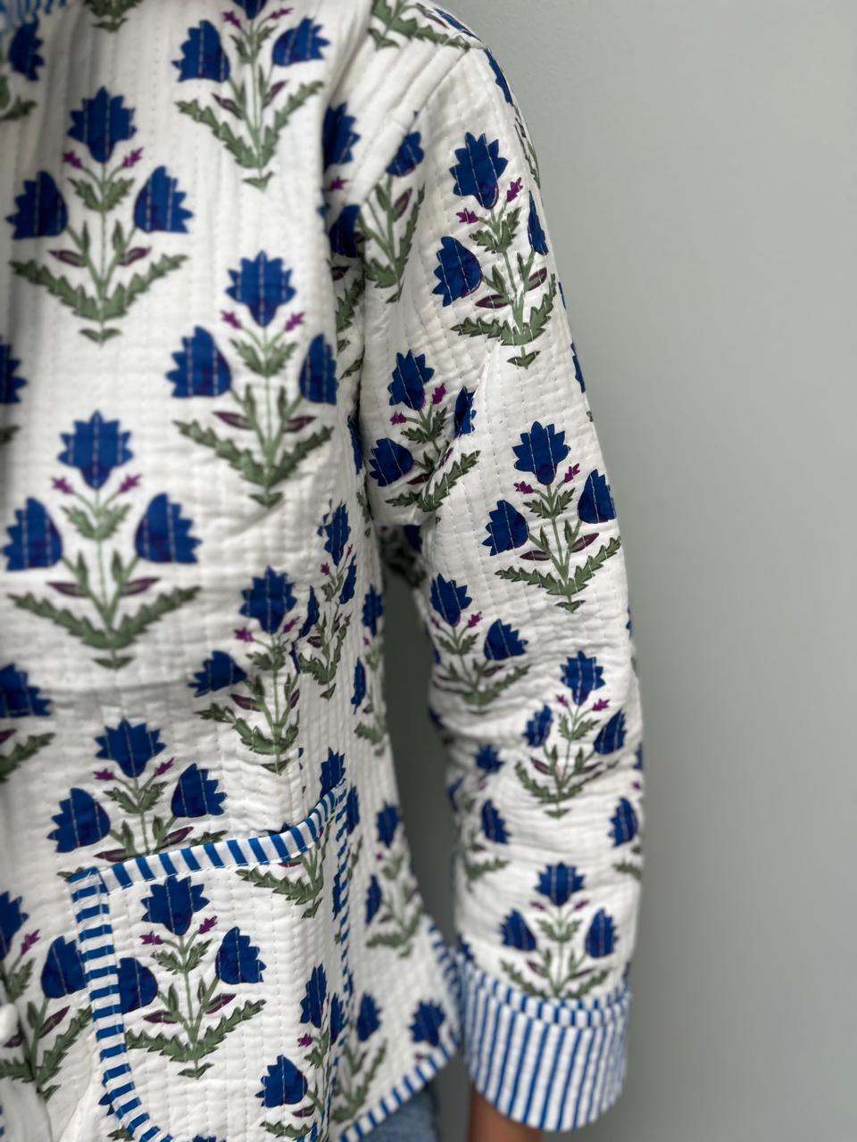 Quilted Jacket - Blue Bell