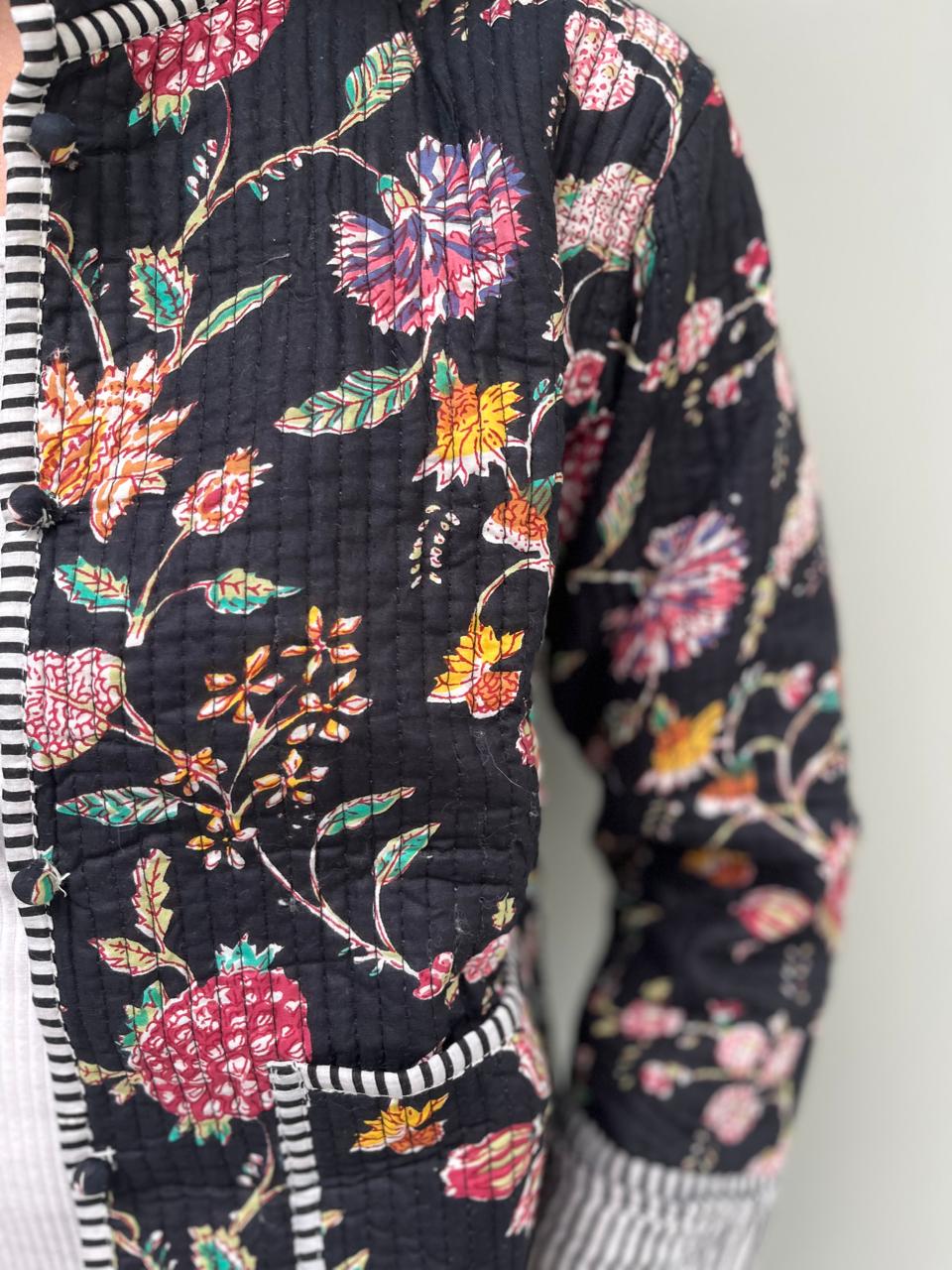 Quilted Jacket - Dark Dahlia