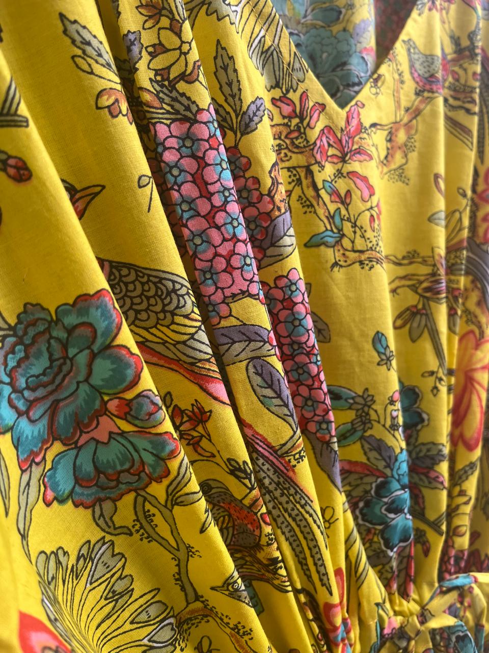 Kaftan - Yellow Garden