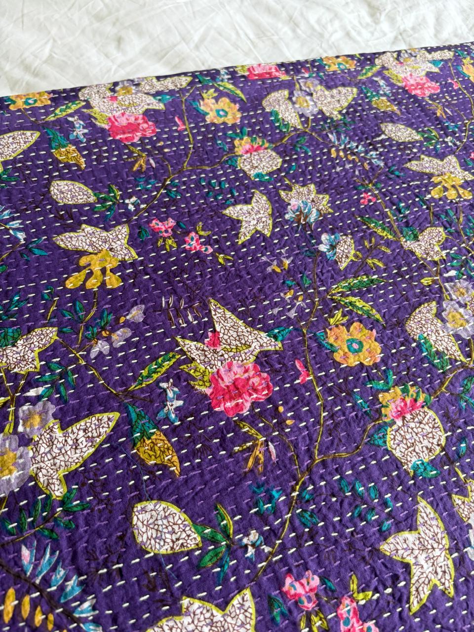 Kantha - Purple