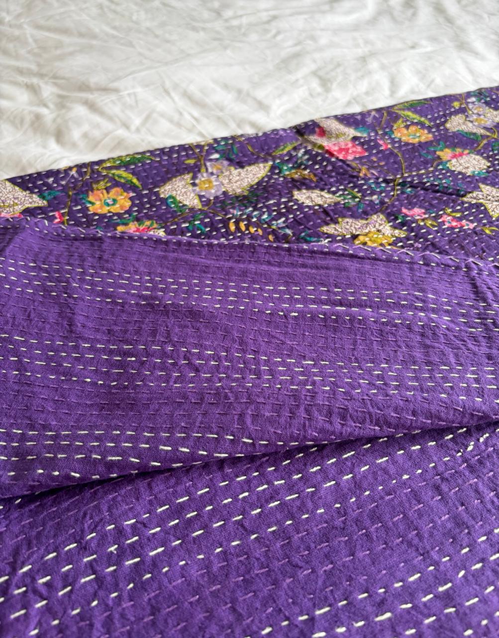Kantha - Purple