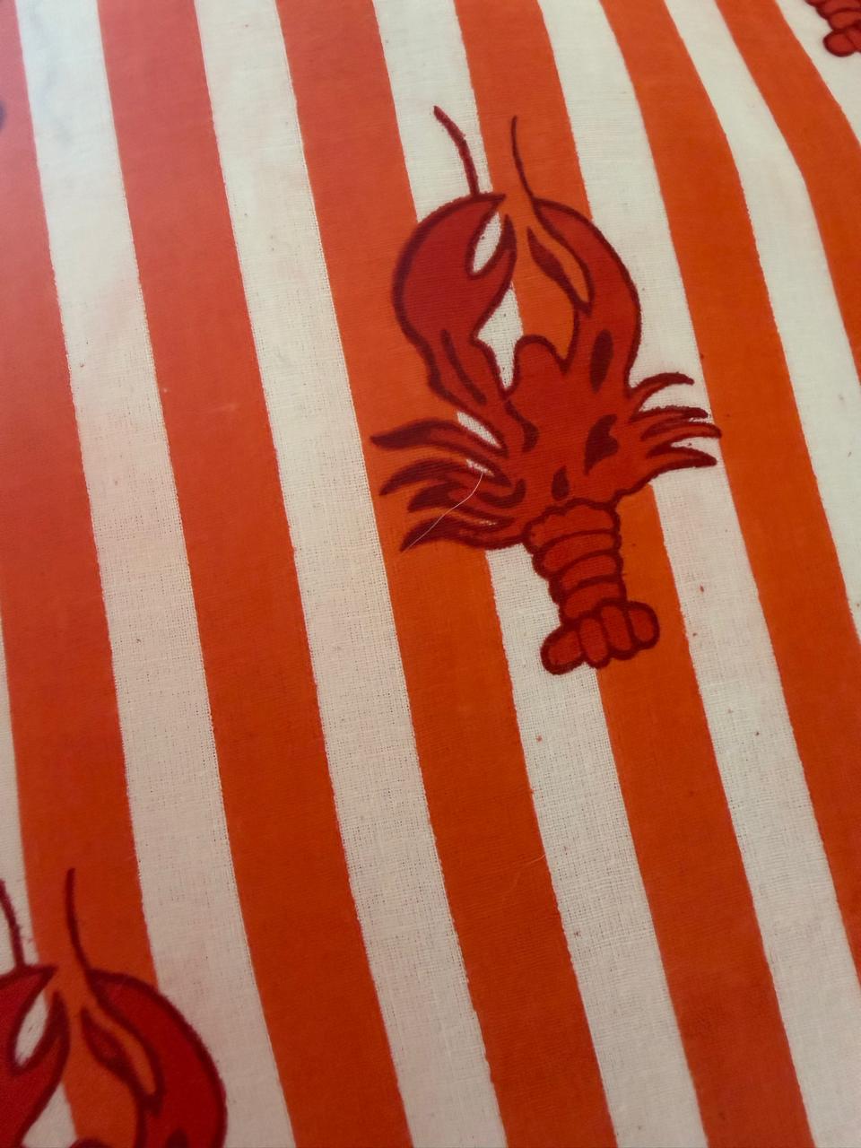 Summer pyjamas - Orange Lobster