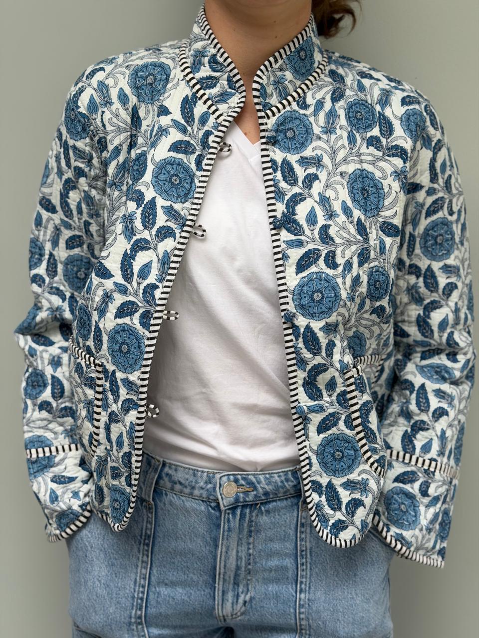Quilted Jacket - Blue Nursery