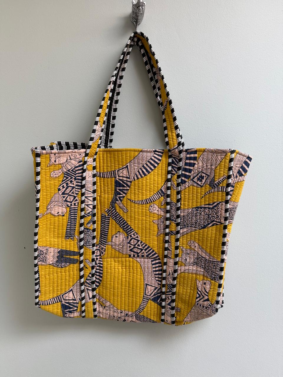 Tote Bag - Yellow Cat