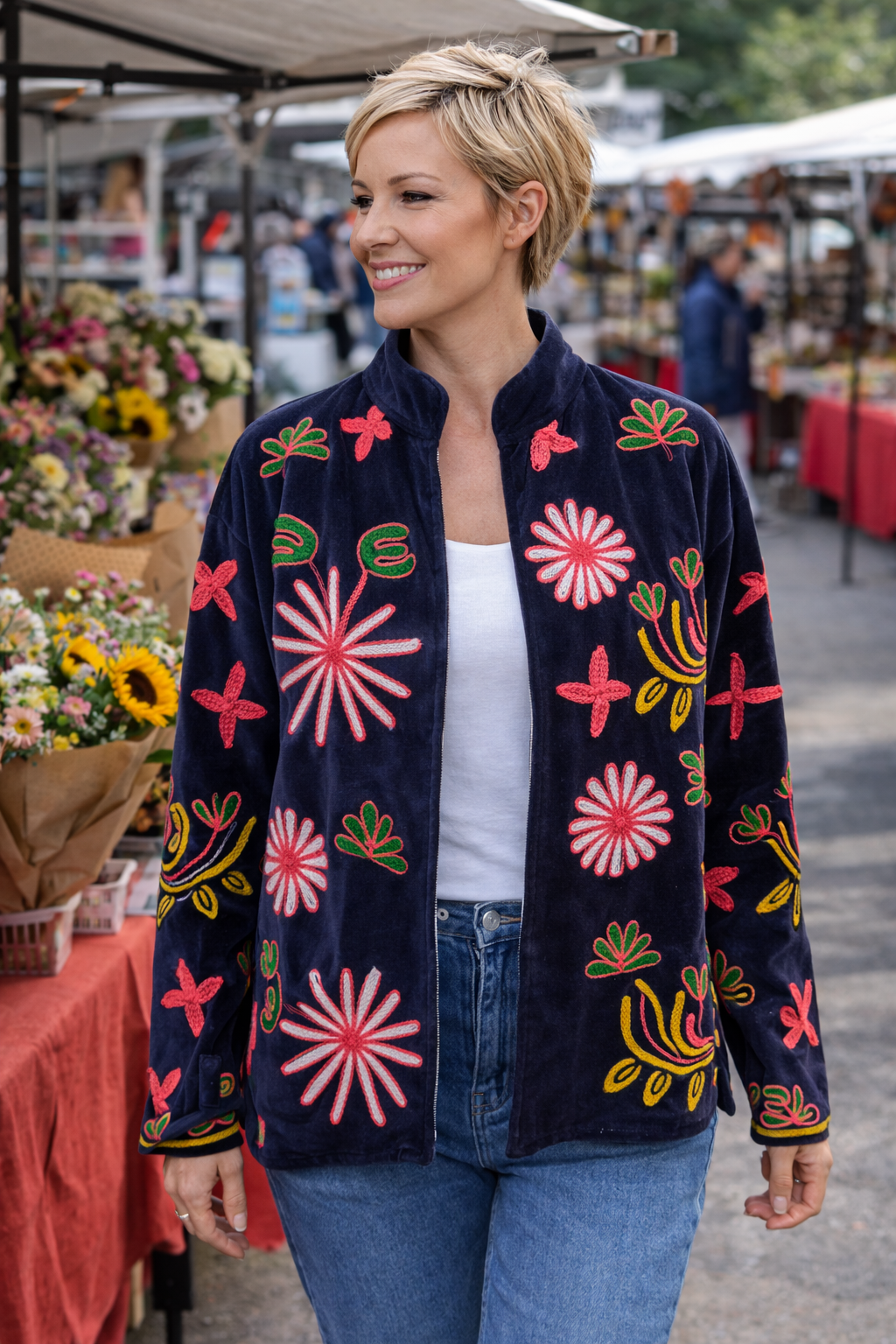 Jacket - Suzani Zinnia