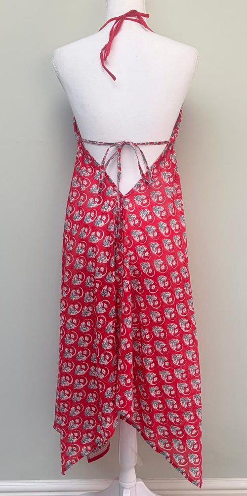 Beach Dress - Crimson Daffodil