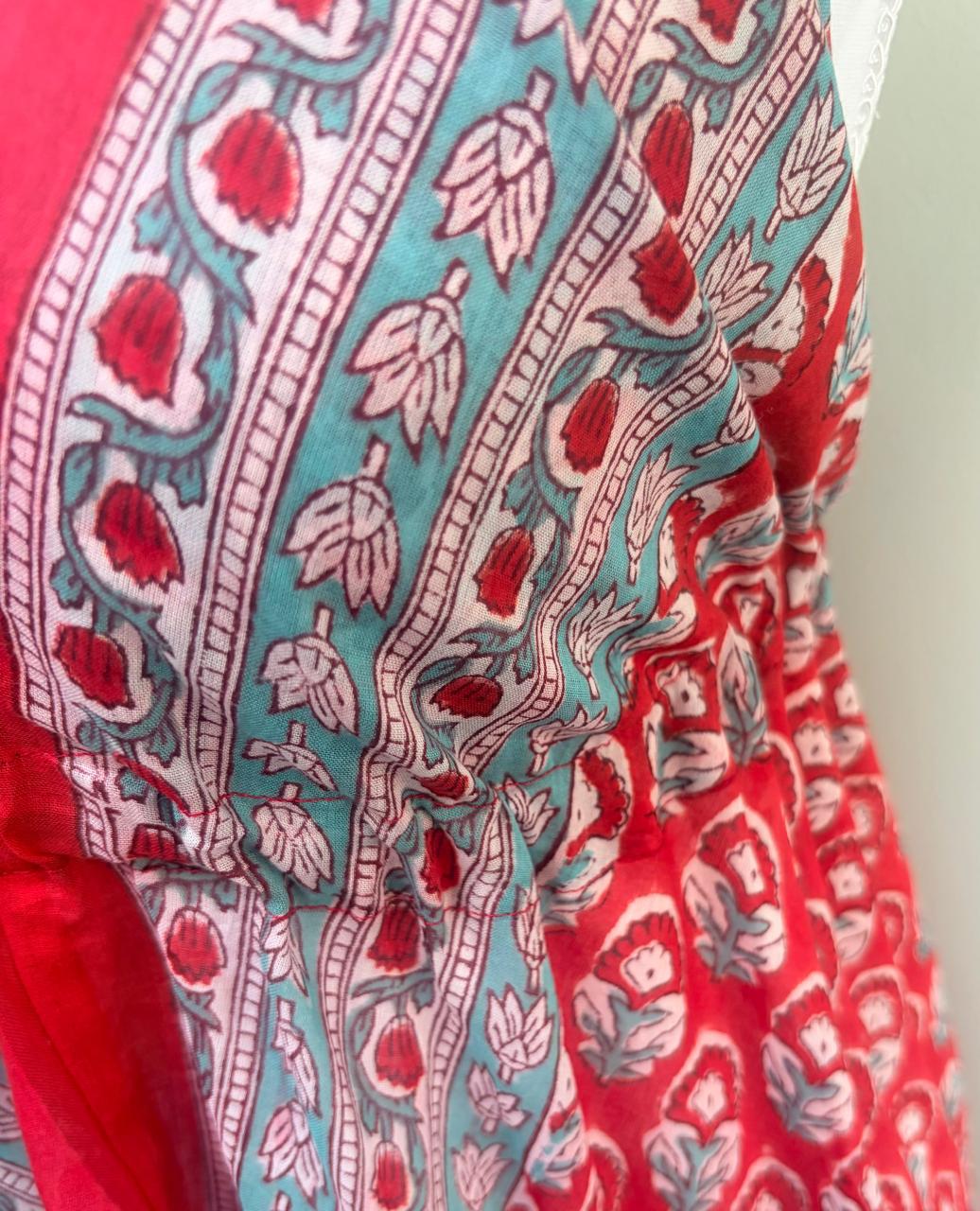 Beach Dress - Crimson Daffodil