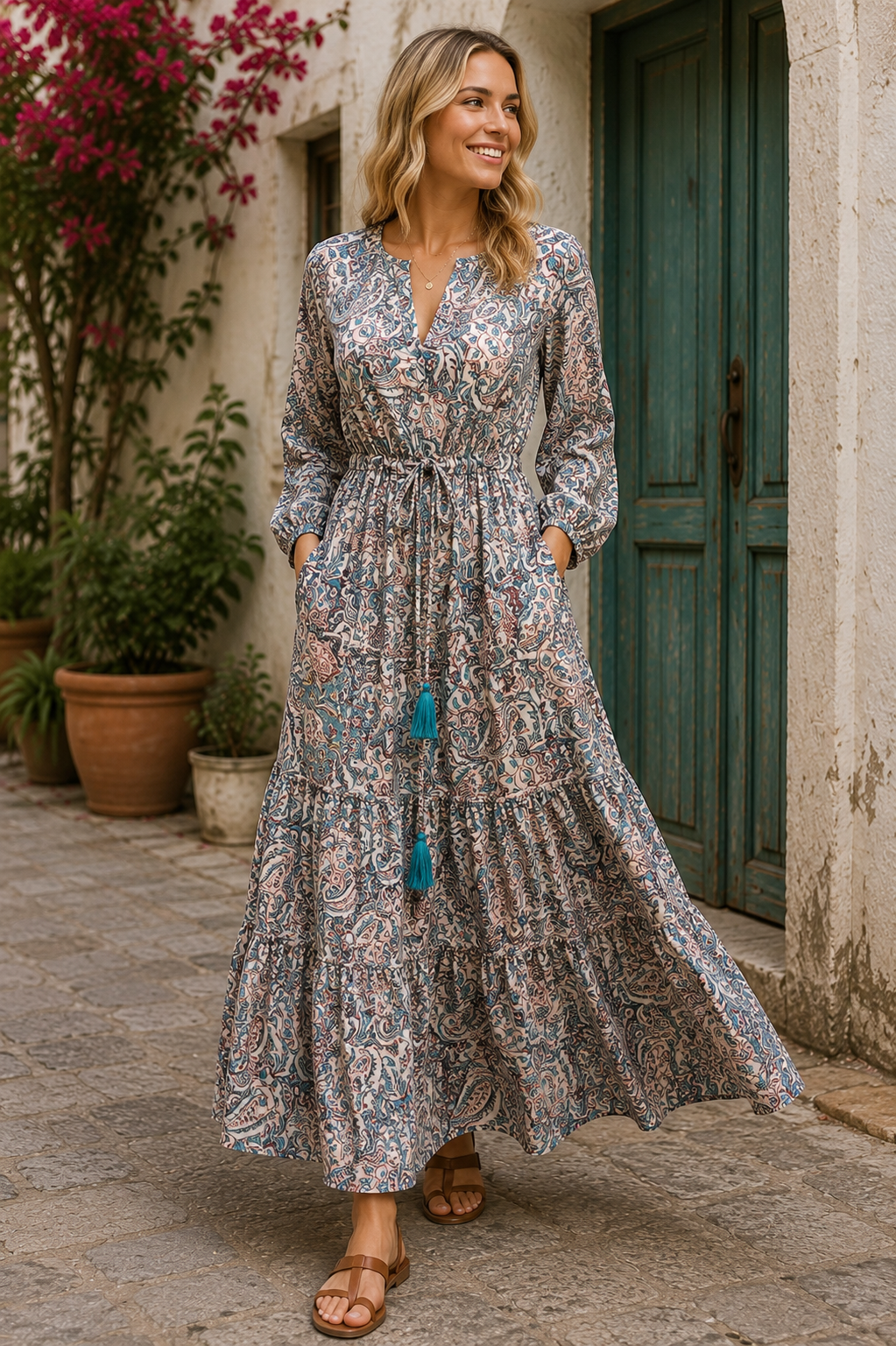 Limited Collection - Red, blue and white floral