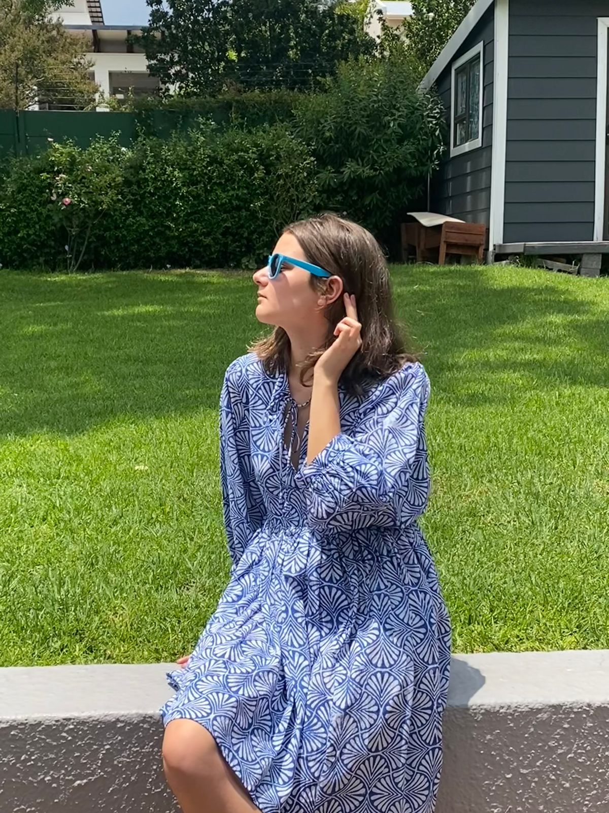 The Maddy Dress - Blue