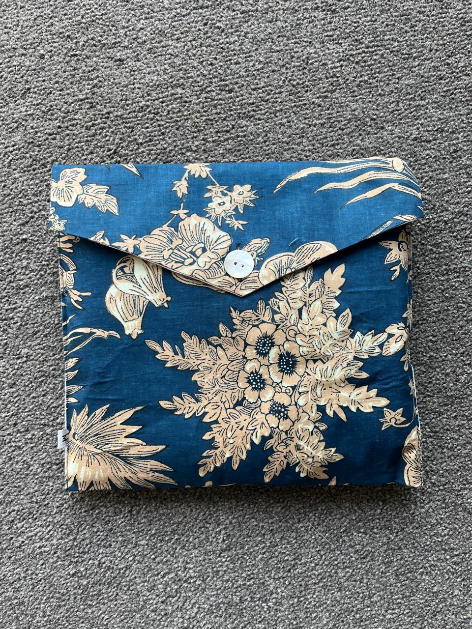 Blue Beige Pyjama Set (Long)