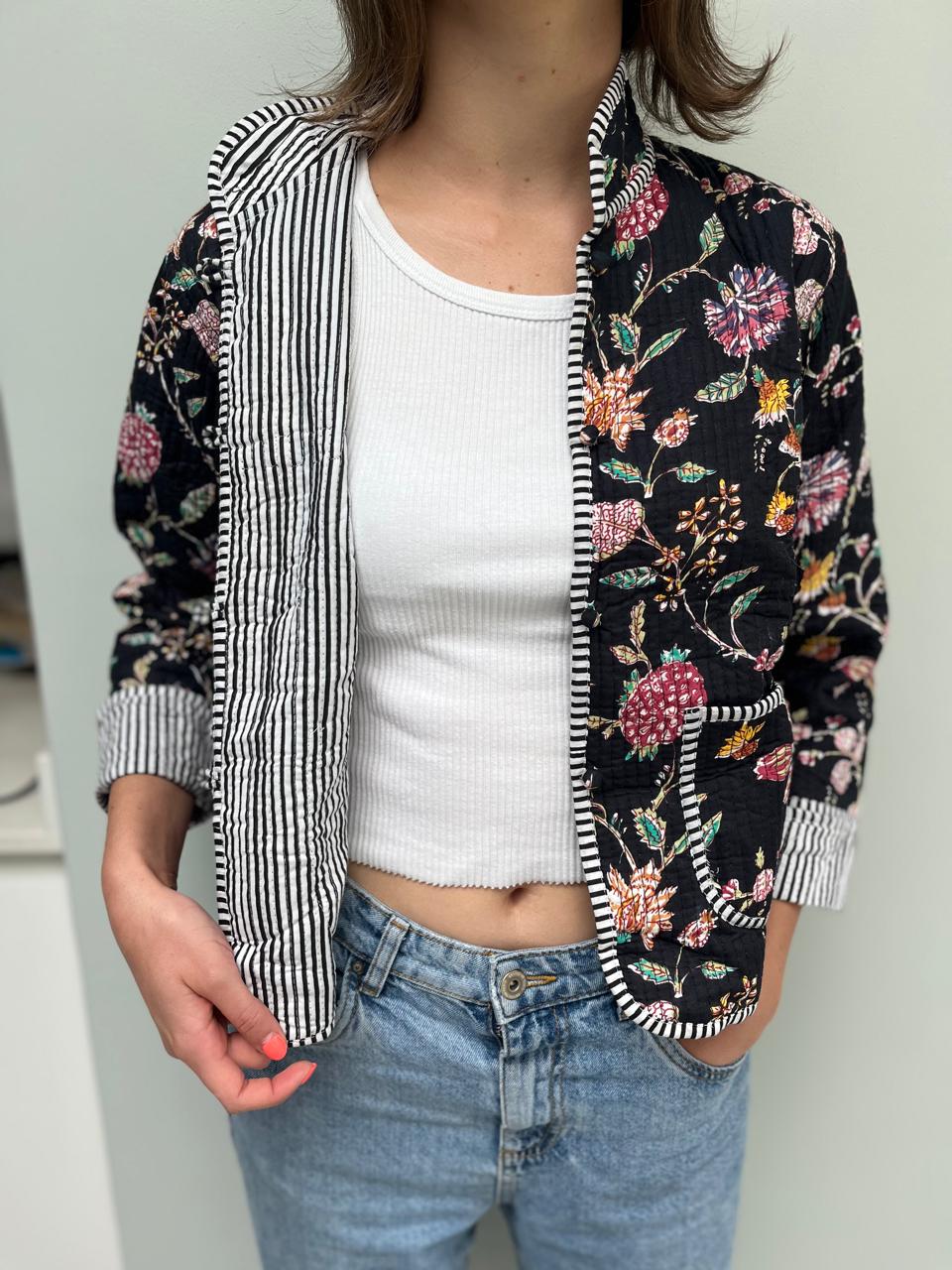 Quilted Jacket - Dark Dahlia