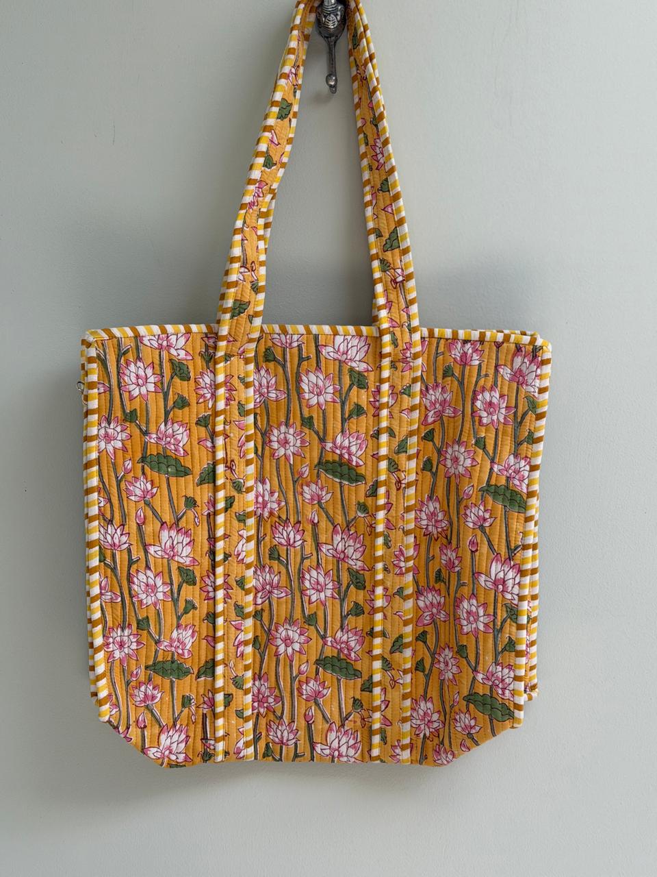 Tote Bag - Pink flower